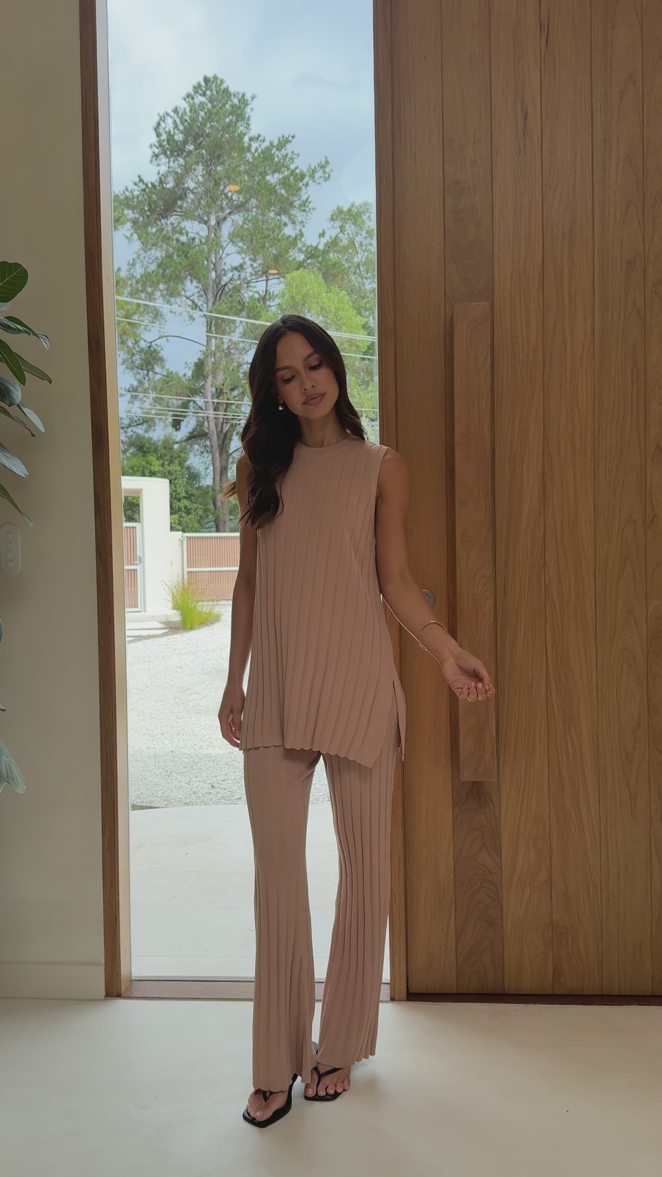 Megan Knit Top - Camel