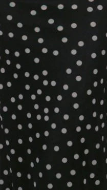 Loralei Maxi Dress - Black/White Polka Dot