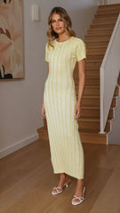 Mari Maxi Dress - Yellow